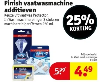 Promotie: Vaatwasmachine additieven