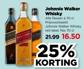 Aanbieding: Johnnie Walker Whisky