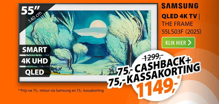 Aanbieding: Samsung The Frame 55LS03F (2025)