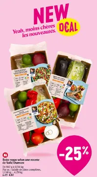Offre: Boîte repas selon une recette de Sofie Dumont