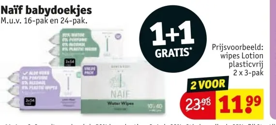 Aanbieding: babydoekjes