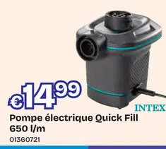 Offre: Quick Fill Pompe électrique
