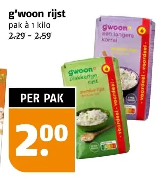 Aanbieding: Rijst