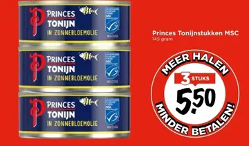 Aanbieding: Princes Tonijnstukken
