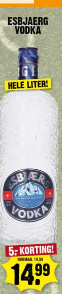 Aanbieding: Esbjaerg vodka