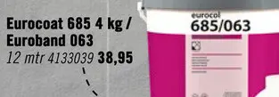 Aanbieding: FORBO EUROCOL Eurocoat 685 4 kg, Euroband 063, 12 mtr