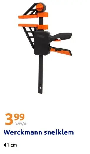 Promotie: Werckmann snelklem