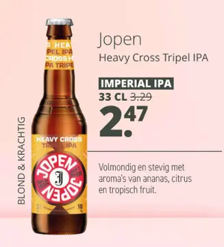Aanbieding: Jopen Heavy Cross Tripel IPA