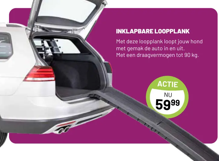 Aanbieding: Inklapbare loopplank