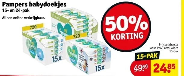 Aanbieding: babydoekjes