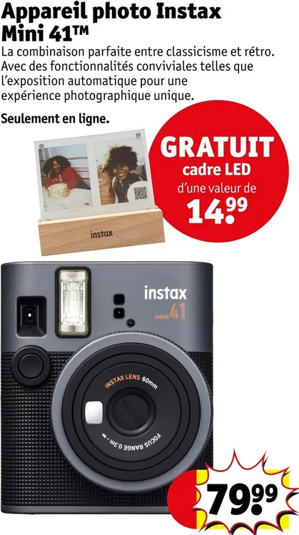 Offre: Appareil photo Instax Mini 41™