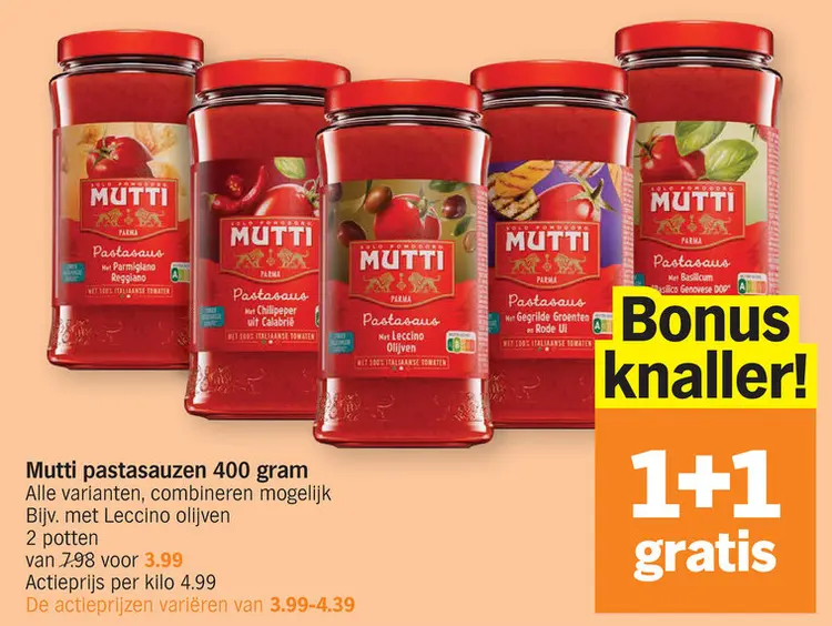 Promotie: Pastasauzen