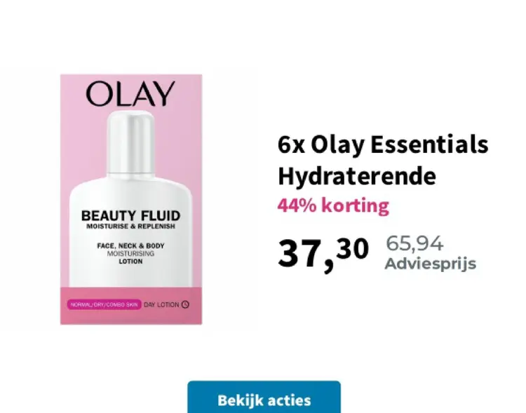 Aanbieding: Olay Essentials Hydraterende