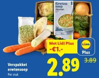Aanbieding: Verspakket erwtensoep