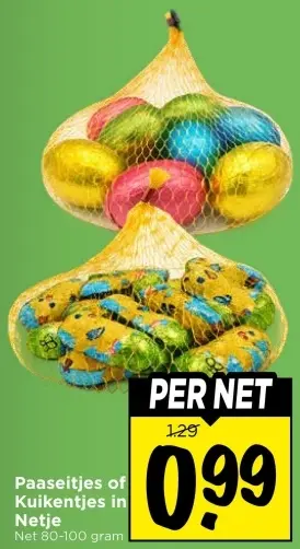 Paaseitjes of Kuikentjes in Netje