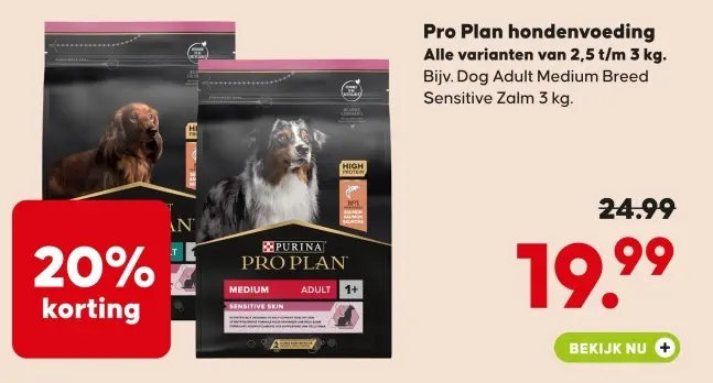 Aanbieding: Pro Plan hondenvoeding