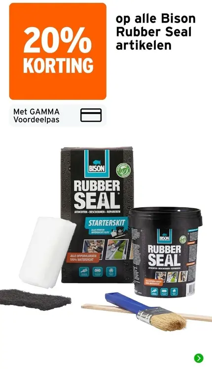 Aanbieding: Bison Rubber Seal artikelen