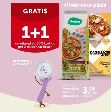 Aanbieding: Aveve All-In mix voor pizza