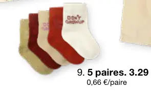 Offre: Chaussettes