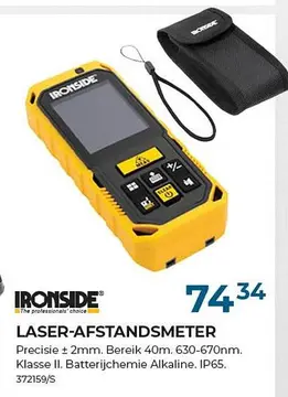 Aanbieding: LASER-AFSTANDSMETER