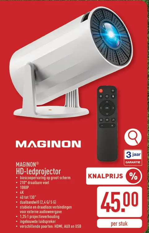 Promotie: HD-ledprojector