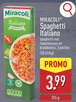 Promotie: Spaghetti Italiano