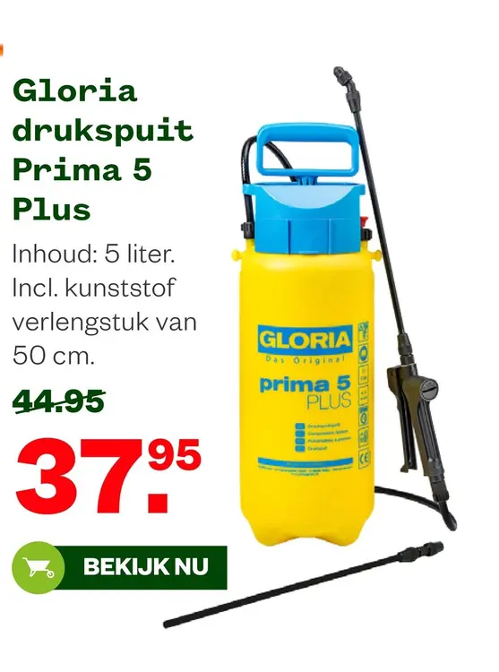 Aanbieding: drukspuit Prima 5 Plus