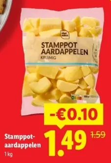 Aanbieding: Stamppotaardappelen