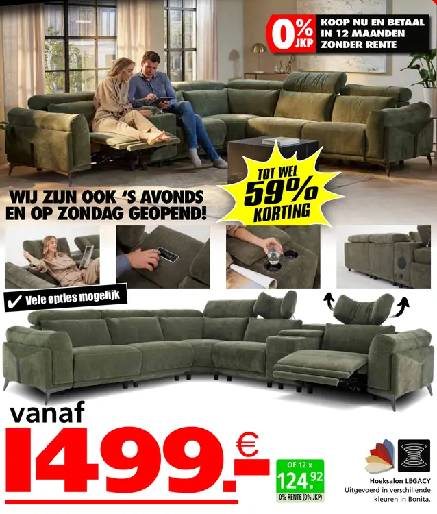 Aanbieding: Hoeksalon LEGACY