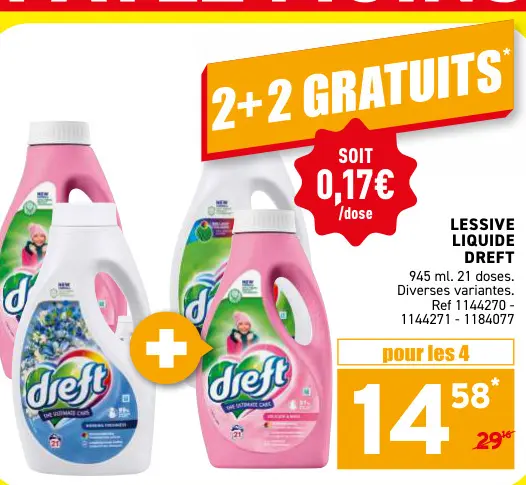 Offre: Lessive liquide