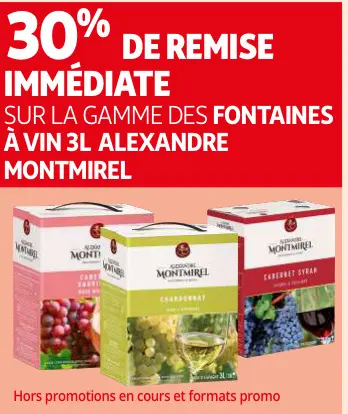 Offre: Fontaines à vin 3L