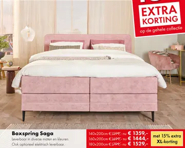 Aanbieding: Saga boxspring