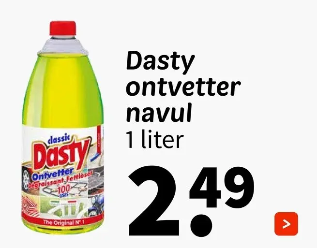 Aanbieding: Ontvetter navul