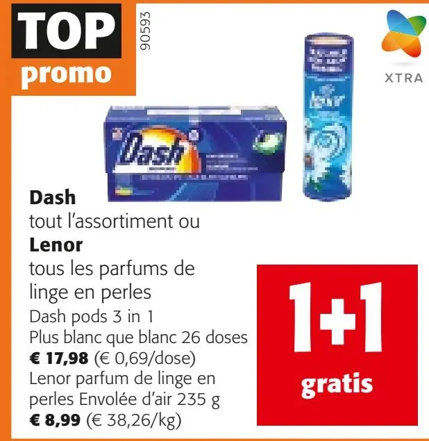 Offre: Dash ou Lenor