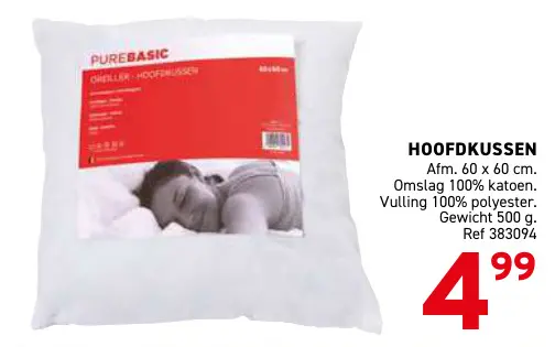 Promotie: Hoofdkussen