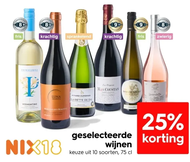 Aanbieding: Geselecteerde wijnen