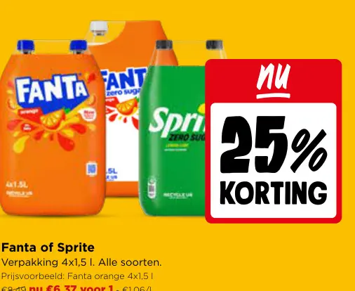 Promotie: Fanta of Sprite