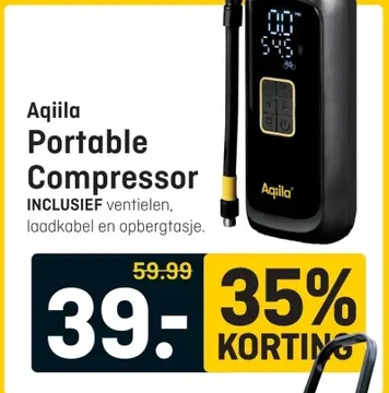 Aanbieding: Aqiila Portable Compressor
