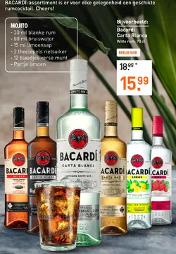 Aanbieding: Bacardí Carta Blanca