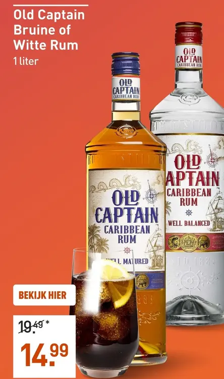 Aanbieding: Bruine of Witte Rum