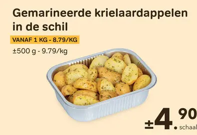 Promotie: Gemarineerde krielaardappelen in de schil