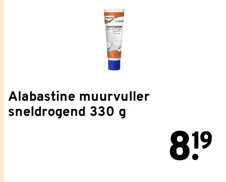 Aanbieding: Muurvuller sneldrogend