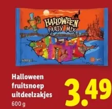 Aanbieding: Halloween Fruitsnoep uitdeelzakjes