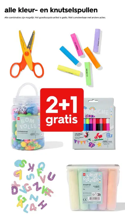 Promotie: Alle kleur- en knutselspullen