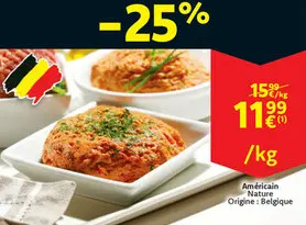 Offre: Américain Nature