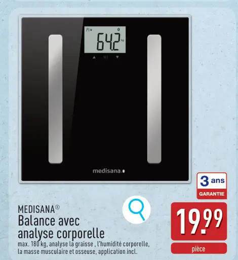 Offre: Balance avec analyse corporelle
