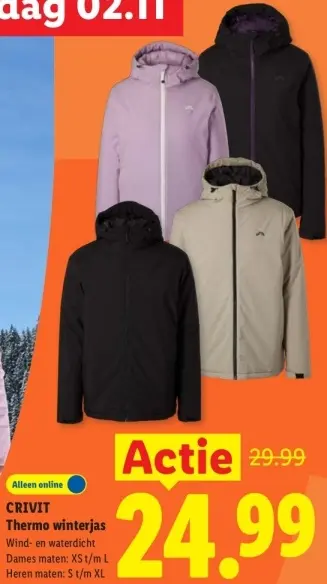 Aanbieding: Thermo winterjas