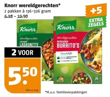 Aanbieding: Knorr wereldgerechten