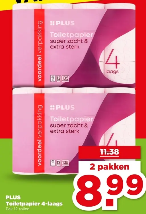 Toiletpapier 4-laags