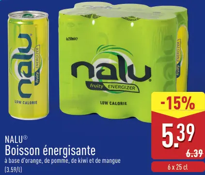 Offre: Boisson énergisante